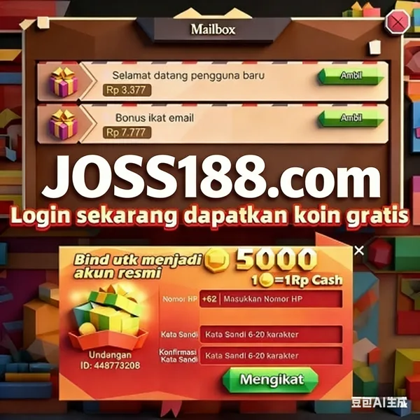 JOSS188 Bonus Member Baru 100%